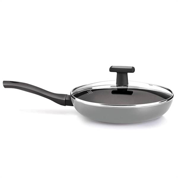 Buy Milton Pro Cook Black Pearl Induction Fry Pan with Glass Lid Online